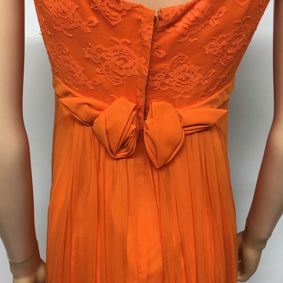 Nadine Orange Formal Maxi Dress - Picture 9 of 16
